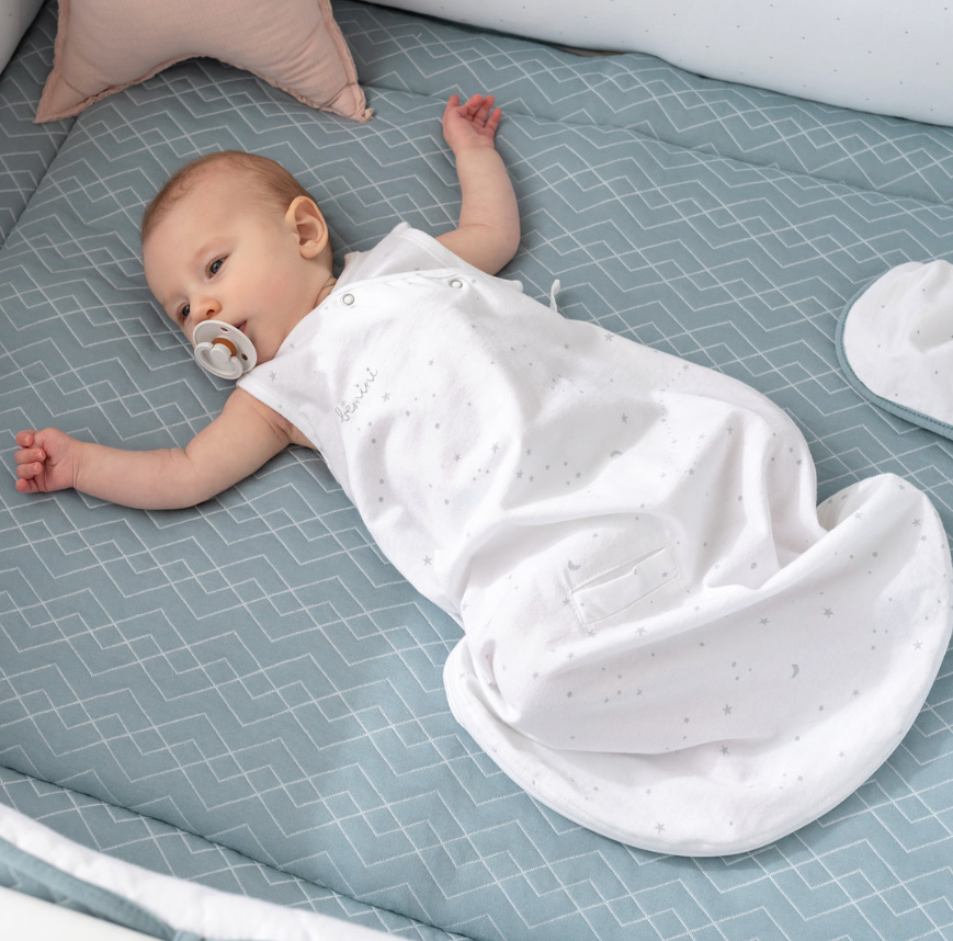 Sac de couchage 0-3 m Bemini Jersey TOG 0.5 (Stary White)