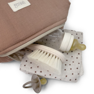 Trousse de toilette imperméable Camila Babyshower (Caramel Powder)