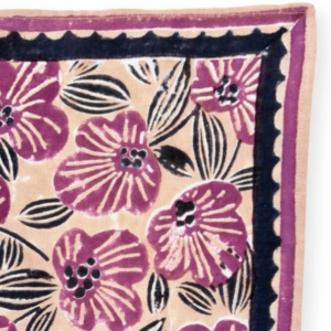 Foulard 50x50cm Manika Apaches (Amaryllis Macadamia Cherry)