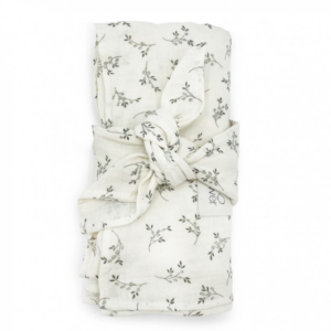 Lot de 2 langes tétra Minimax Babyshower (Olive Bloom)