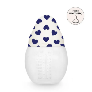 Biberon anti-colique 330ml Elhee (Full of Love Blue)