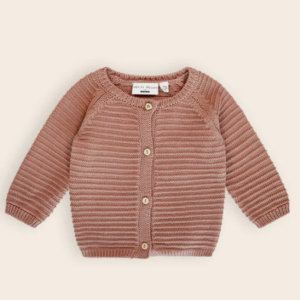 Cardigan en tricot caramel NONO Petite Maison
