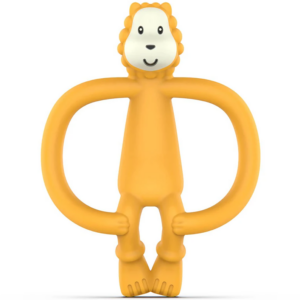 Hochet de dentition en silicone Monkey Matchstick (Lion)