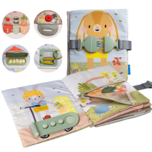 Livre d'apprentissage en tissu Taf Toys