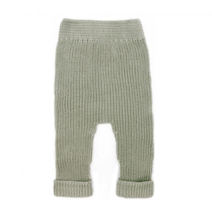 Pantalon tricot 100% coton bio Babyshower (Dune)