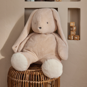 Peluche câline Lapin Moka Noukies (80cm)