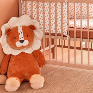 Peluche câline Lion Babou Noukies (80cm)
