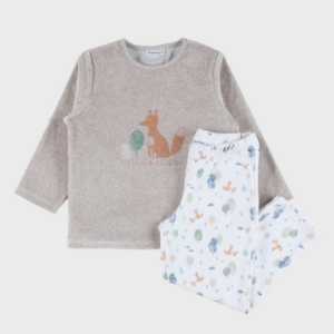 Pyjama 2 pièces velours Foxie Noukies