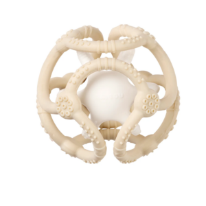 Set de 2 balles en silicone Nattou (Argile/blanc)