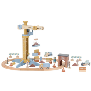 Set de grue en bois Little Dutch (+ accessoires)