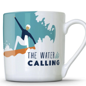 Surfing Mug 425ml Mustard&Gray