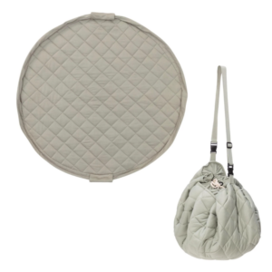 Tapis d'éveil + sac range jouets Play&Go Soft Organic (Meadow Green)