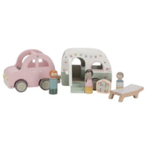 Voiture avec caravane Little Dutch (+ personnages)