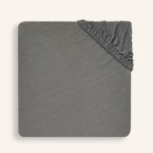 Drap housse jersey 140x70cm Jollein (Storm Grey)