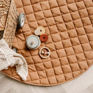 Tapis d'éveil + sac range jouets Play&Go Soft Organic (Tawny Brown)