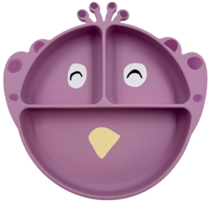 Assiette ventouse à compartiments en silicone Trixie (Mrs Paonne))