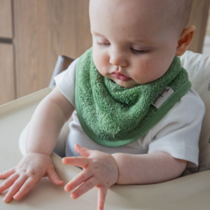 Bandana triangle en bambou Timboo (Aloe Green)