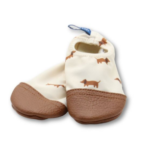 Chaussons souples antidérapants Les Pas Petits (Teckels)