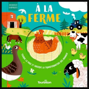 Livre cartonné 'A la ferme' Tourbillon Editions
