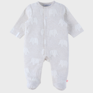 Pyjama bébé coton jacquard 'Elephant' Noukies