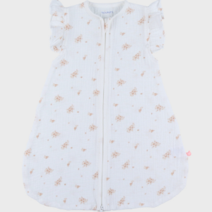Sac de couchage en gaz de coton Noukies (1-6m) (Fleurs)