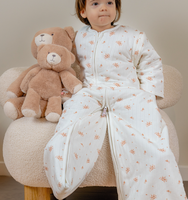 Sac de couchage nomade en coton bio Noukies (6-24m) (Fleurs)