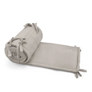 Tour de lit en gaz de coton Babyshower (Latte Powder)