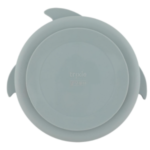 Assiette ventouse à compartiments en silicone Trixie (Mr Requin)