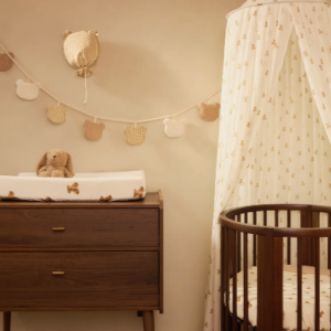 Ciel de lit/parc vintage 245cm Klamboo Jollein (Mini Teddy Bear)