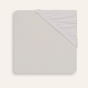 Drap housse jersey 120x60cm Jollein (Blanc)