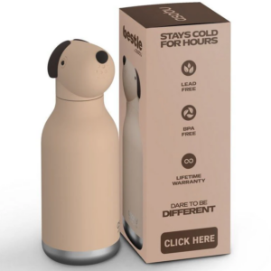 Gourde isotherme à paille 460ml Asobu (Dog beige)