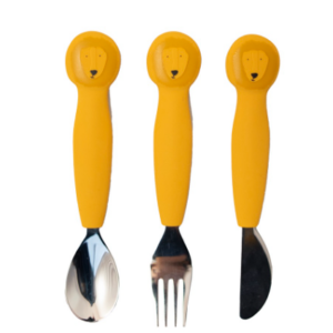 Lot de 3 couverts en inox Trixie (Mr Lion)