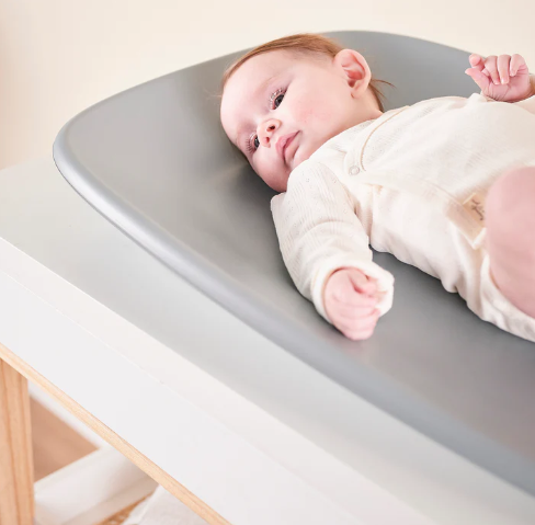 Matelas à langer en mousse PU sans BPA Nattou (Gris)