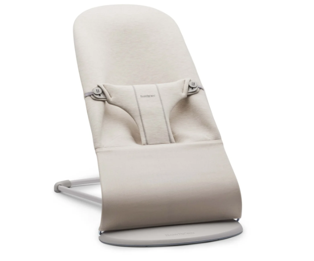 Relax bouncer Babybjorn Bliss 3 D Jersey (Light beige)
