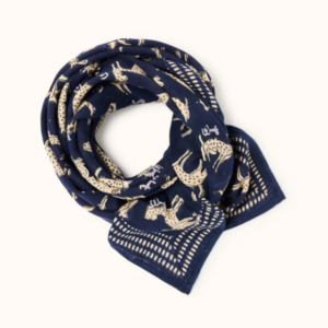 Foulard 100x100cm Latika Apaches (Pongo Milky Way)