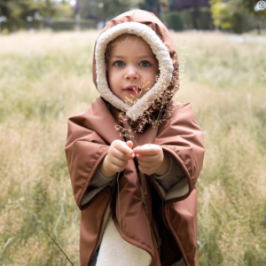 Poncho de voyage 9-36m Bemini Waterproof + Teddy (Chocolat)
