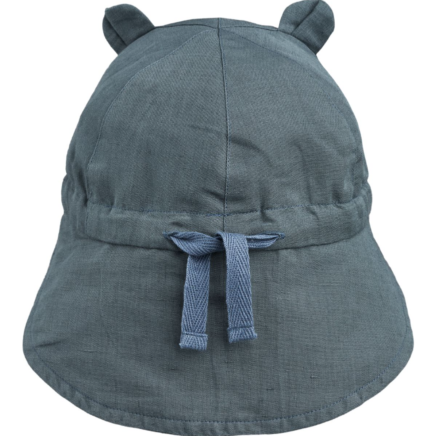 Chapeau de soleil en lin Gorm Liewood (Whale blue)