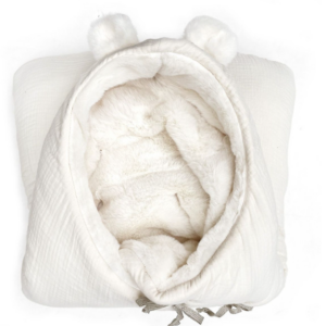 Nid d'ange hiver Babyshower (Teddy Ivory Powder)
