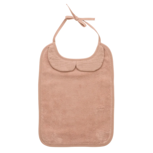 Bavoir à col bambou/gaze de coton BB&Co (Mocha)