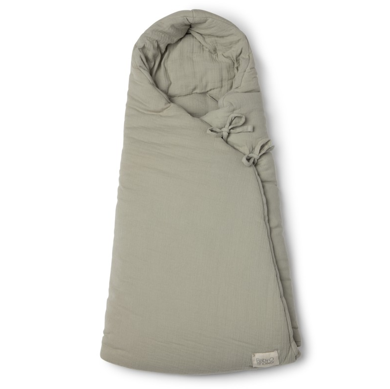 Nid d'ange en gaz de coton Candy Babyshower (Dune Powder)