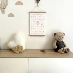 Coffret Affiche 'Mes premières fois' Baby Days (Bébé Rose)
