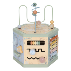 Cube d'activités en bois Hexagone Safari Friends