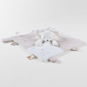 Doudou veloudoux Noukies (Snow Lapin)