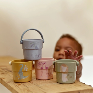 Gobelets de bain 'Safari Friends Bath Cup' de Little Dutch