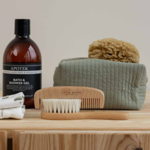 Brosse et peigne en bois naturel Little Dutch
