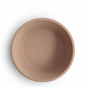 Bol en silicone à ventouse Mushie (Cloudy Mauve)