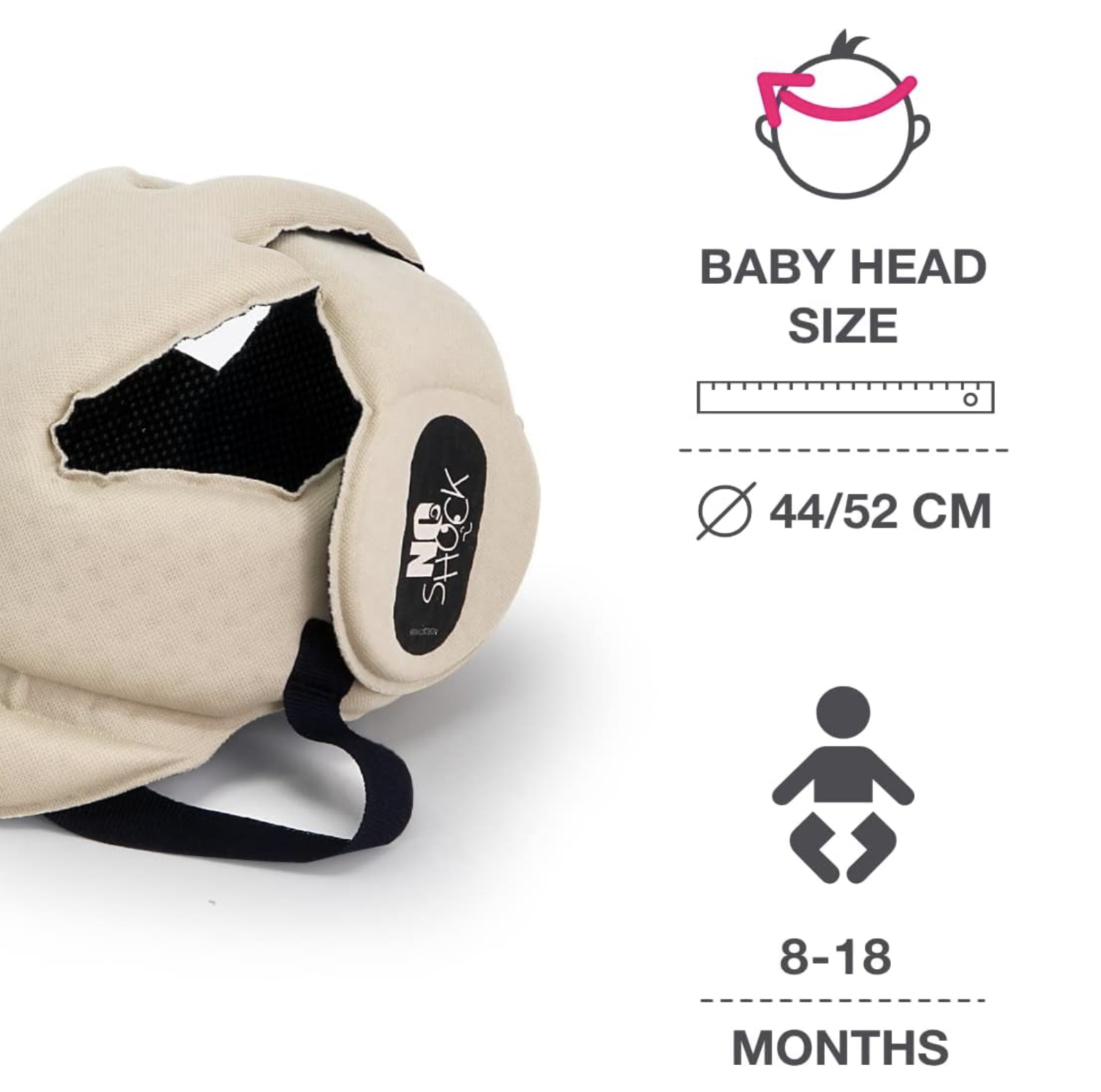 Casque de protection anti chute OK Baby No Shock (sand)