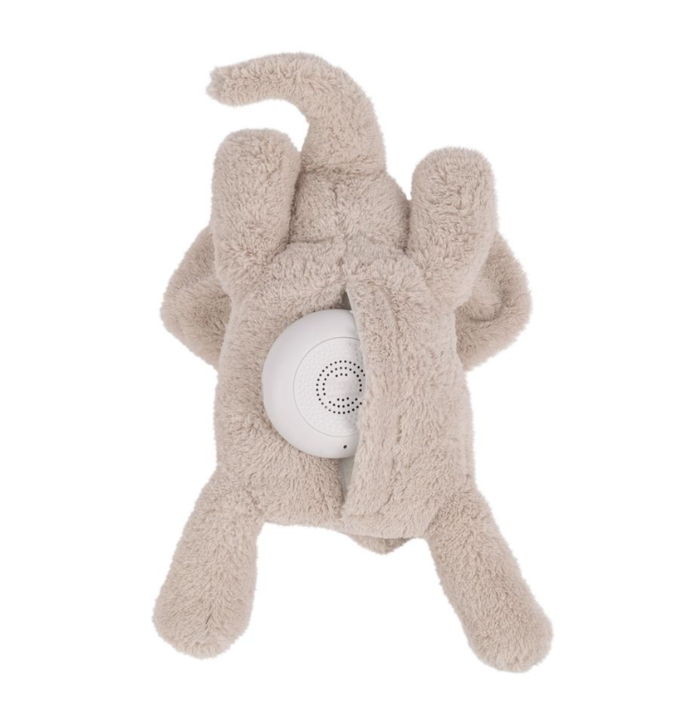 Peluche bruit blanc George l'Eléphant de Flow (Beige) (rechargeable USB-C)