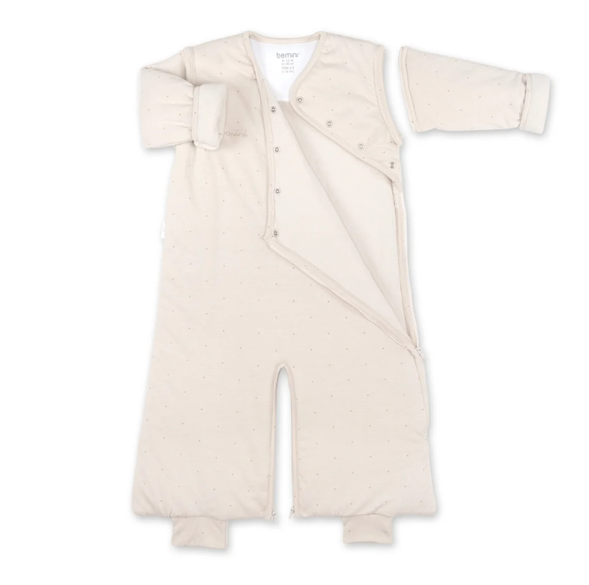 Sac de couchage 4-12m Bemini Pady Jersey TOG 2.5 (Choux Sesame)