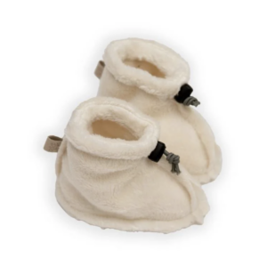 Chaussons teddy Vintage Warm White Bamboom (0/6m)